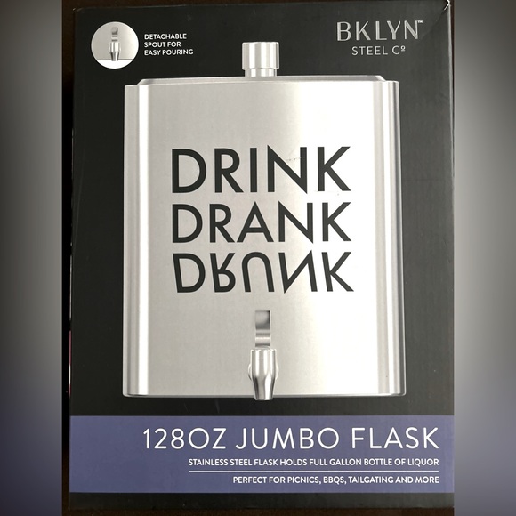 128 Jumbo Flask - Picture 1 of 3